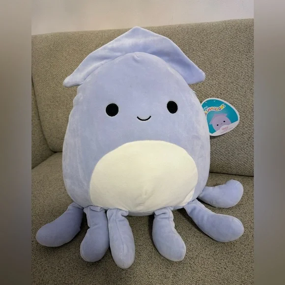 Nwt 12" Stacy the Squid Squishmallow Stuffed Plush Purple - Picture 1 of 3